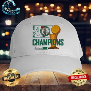 Boston Celtics 2024 NBA Finals Champions Trophy Snapback Hat Cap