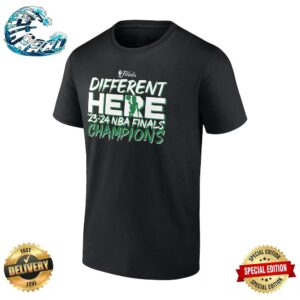 Boston Celtics Different Here 2024 NBA Finals Champions Pump Fake Hometown Originals T-Shirt