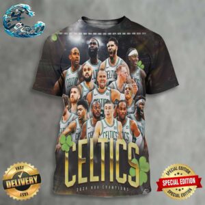 Boston Celtics Most Banners 18 In NBA History 2024 NBA Champions All Over Print Shirt
