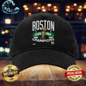 Boston Celtics Stadium Essentials 2024 NBA Finals Champions Intensity Banner Classic Cap Snapback Hat