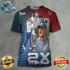 Bryson Dechambeau Holds Off Rory Mcilroy To Win His Second Career 2024 US Open Champion All Over Print Shirt