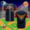 Captain Marvel Cosplay Marvel Baseball Jersey