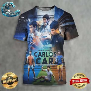 Carlos Alcaraz Becomes The Youngest Male Player To Win A Grand Slam On All 3 Surfaces All Over Print Shirt
