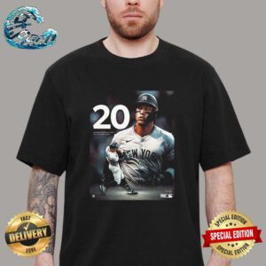 Congrats Aaron Judge New York Yankees Is The First To 20 Home Runs MLB Classic T-Shirt