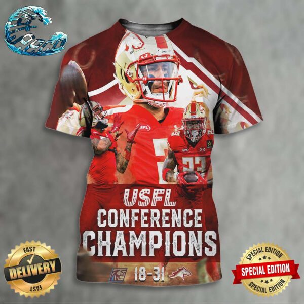Congrats Birmingham Stallions 2024 USFL Conference Champions All Over Print Shirt