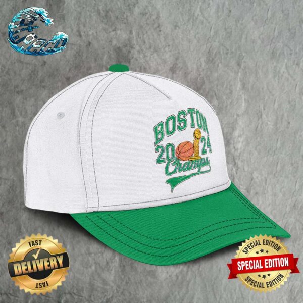 Congrats Boston Celtics 2024 NBA Finals Champions Classic Hat Snapback Cap
