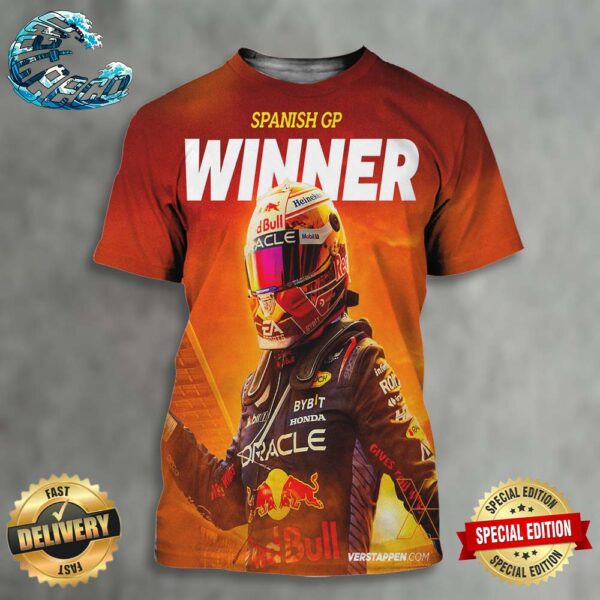 Congrats Max Verstappen Winner The Spanish GP 2024 All Over Print Shirt