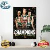 Minnesota Lynx 2024 Champions WNBA Commissioner’s Cup Presented By Coinbase Wall Decor Poster Canvas