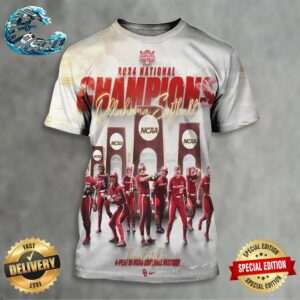 Congrats Oklahoma Sooners Women’s Softball 2024 National Champions There’s Only One Four-Peat In NCAA Softball History All Over Print Shirt