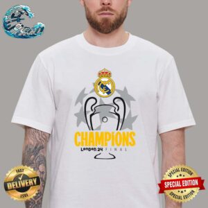 Congrats Real Madrid Are Champions London 2024 UEFA Champions League Celebrate Vintage T-Shirt