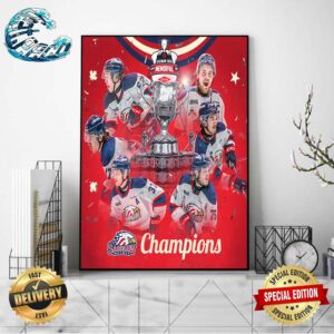 Congrats Saginaw Spirit Have Won Champions The 2024 Coupe Memorial Cup Home Decor Poster Canvas