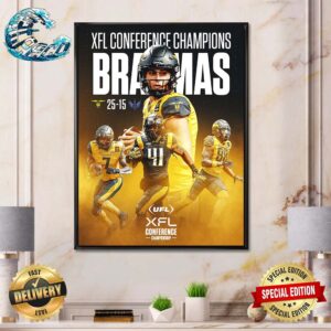 Congrats San Antonio Brahmas XFL Conference Champions 2024 Home Decor Poster Canvas