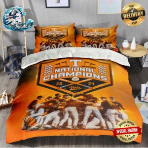 Congrats Tennessee Volunteers Baseball Are The National Champions 2024 NCAA Men’s College World Series Bedding Set Full