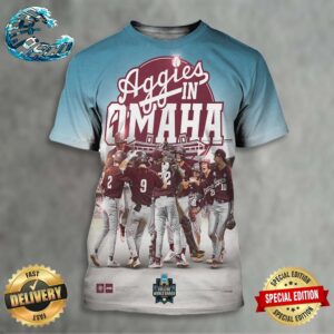 Congrats Texas A&M Aggies Baseball Road To Omaha Bound 2024 NCAA Men’s Baseball College World Series All Over Print Shirt