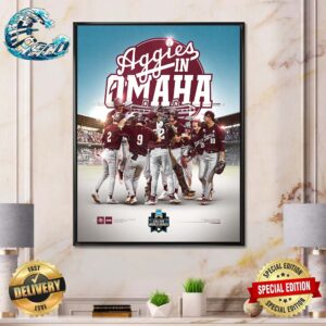 Congrats Texas A&M Aggies Baseball Road To Omaha Bound 2024 NCAA Men’s Baseball College World Series Home Decor Poster Canvas
