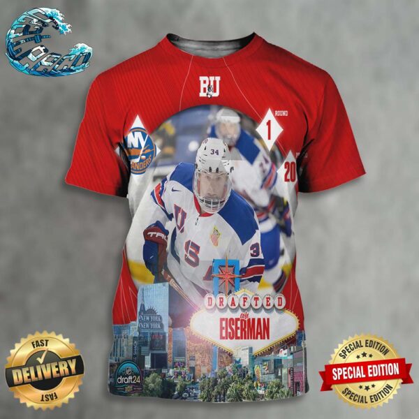 Congrats To Cole Eiserman On Being Selected 20th Overall By New York Islanders All Over Print Shirt