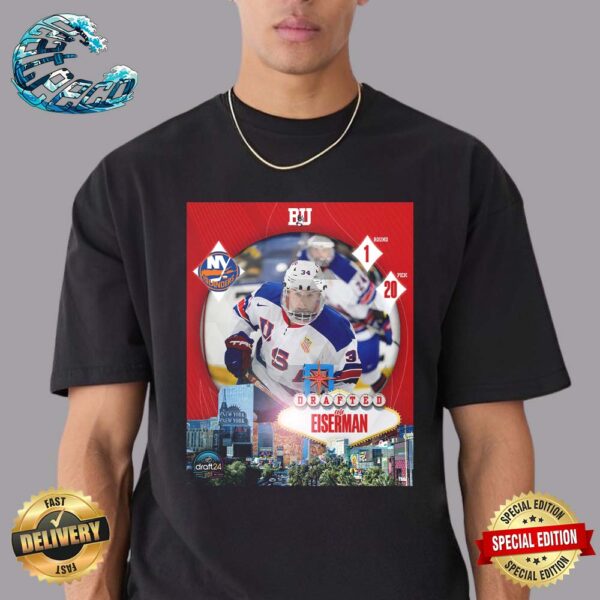 Congrats To Cole Eiserman On Being Selected 20th Overall By New York Islanders Unisex T-Shirt