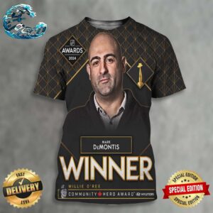 Congrats To Mark DeMontis On Winning The Willie O’Ree Community Hero Award 2024 All Over Print Shirt