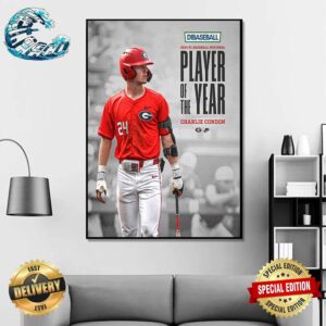 D1Baseball Has Named Charlie Condon Its 2024 National Player Of The Year Poster Canvas