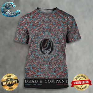 Dead And Company Poster By Mishka Westell At Sphere Las Vegas On June 15 2024 All Over Print Shirt