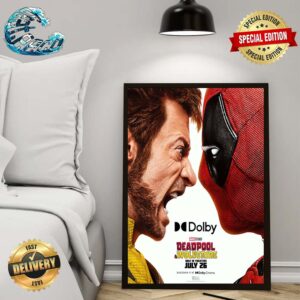 Deadpool and Wolverine Dolby Cinema New Poster Releasing In Theaters On July 26 Home Decor Poster Canvas