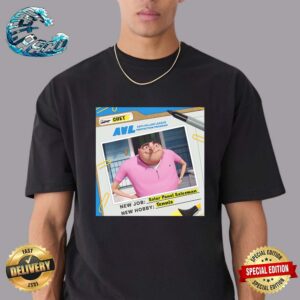 Despicable Me 4 Gru As Chet A Solar Panel Salesman Who Has Never Stolen The Moon AVL New Dos Referral Card Classic T-Shirt