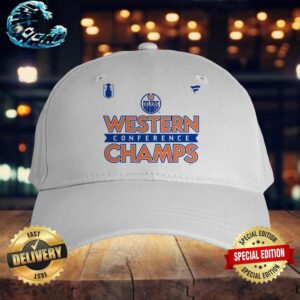 Edmonton Oilers 2024 Western Conference Champions Locker Room Classic Cap Snapback Hat