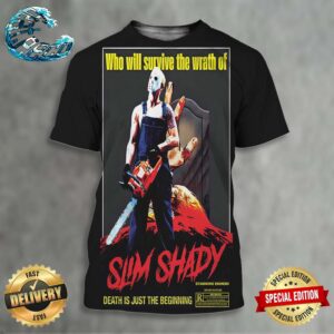 Eminem Who Will Survive The Wrath Of Slim Shady Limited Edition Death Is Just The Beginning All Over Print Shirt