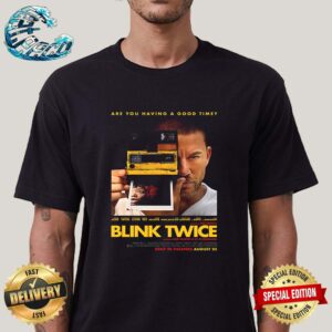 First Poster For Zoe Kravitz’s Directorial Debute Blink Twice Releasing In Theaters August 23 Classic T-Shirt