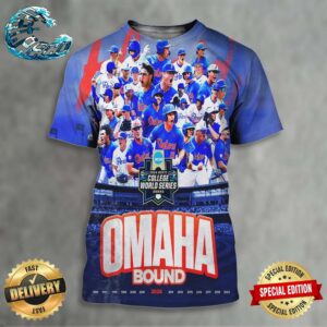 Florida Gators Baseball Road To Omaha Bound 2024 NCAA Men’s Baseball College World Series All Over Print Shirt
