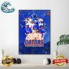 NCAA Baseball The Super 16 2024 Division 1 Road To Omaha Home Decor Poster Canvas