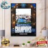 Florida Gators Track And Field And Cross Country National Champions 3-Peat 2024 NCAA Men’s Outdoor Track And Field Home Decor Poster Canvas