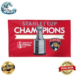Florida Panthers WinCraft 2024 Stanley Cup Champions Flag
