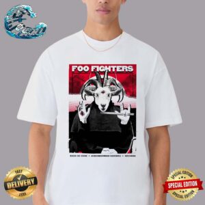 Foo Fighters Concert Poster At Principality Stadium In Cardiff UK On June 25 2024 Unisex T-Shirt