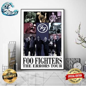 Foo Fighters Concert Poster The Eras Tour 2024 Home Decor Poster Canvas