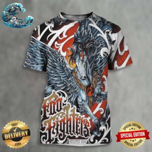 Foo Fighters Welcome To Infernopolis At Hellfest On Sun June 30 2024 Art By Moonkey All Over Print Shirt