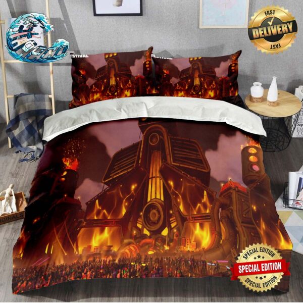 Fortnite Festival x Metallica Jam Stage Bedding Set Queen