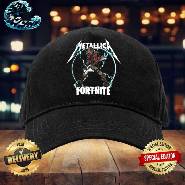 Fortnite x Metallica Fuel Merch Collaboration M72 Hat Snapback Cap