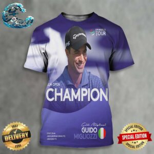 Guido Migliozzi Is A Winner Again At The KLM Open All Over Print Shirt