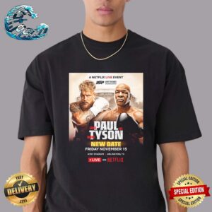 Jake Paul Vs Mike Tyson Matchup New Date On Friday November 15 At AT And T Stadium In Arlington TX Unisex T-Shirt