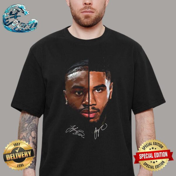 Jaylen Brown And Jason Tatum Boston Celtics NBA Champions Duo Unisex T-Shirt