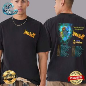 Judas Priest Invincible Shield Tour North America 2024 With Special Guest Sabaton Start On September 13 In Montreal QC Two Sides Print Classic T-Shirt
