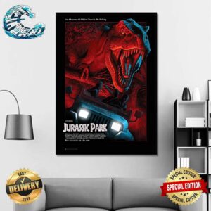 Jurassic Park Poster From Open House 2024 An Adventure 65 Million Years Is The Making By Andrew Swainson Home Decor Poster Canvas