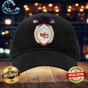 Kansas City Chiefs Official New Super Bowl LVIII World Champions Ring Classic Cap Snapback Hat