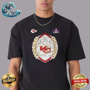 Kansas City Chiefs Official New Super Bowl LVIII World Champions Ring Vintage T-Shirt