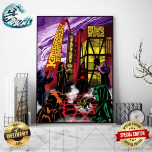 King Gizzard And The Lizard Wizard The Factory At The District In ST Louis MO On September 5 2024 Home Decor Poster Canvas