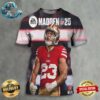Official EA Sports Madden NFL 25 Deluxe Edition Cover Athlete Christian McCaffrey From 49Ers All Over Print Shirt