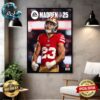 Official EA Sports Madden NFL 25 Deluxe Edition Cover Athlete Christian McCaffrey From 49Ers Home Decor Poster Canvas