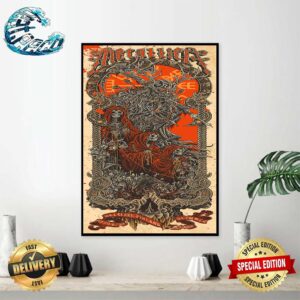 Metallica Merch Poster Tonight M72 World Tour In Helsinki Finland Night 1 At Olympic Stadium No Repeat Weekend On June 7 2024 Home Decor Poster Canvas
