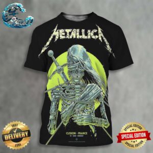 Metallica Tonight In Clisson France The M72 World Tour Goes Straight To Hellfest Open Air Festival On June 29 2024 Art By Luke Preece 3D Shirt